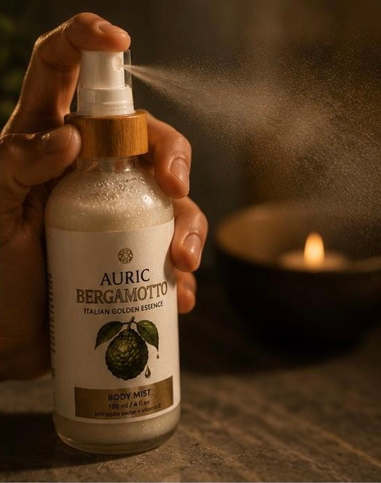NEW Auric Bergamotto Body Mist  | Unisex | 120ml/4 fl.oz. Fragrance + Skincare