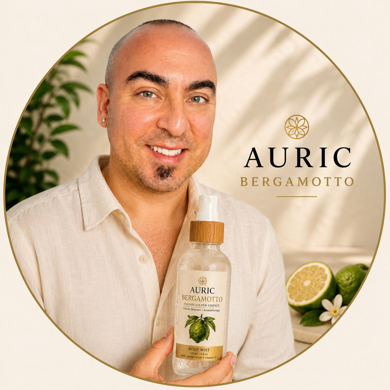 NEW Auric Bergamotto Body Mist  | Unisex | 120ml/4 fl.oz. Fragrance + Skincare